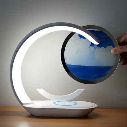 Quicksand Lamp Wireless Charging 3D