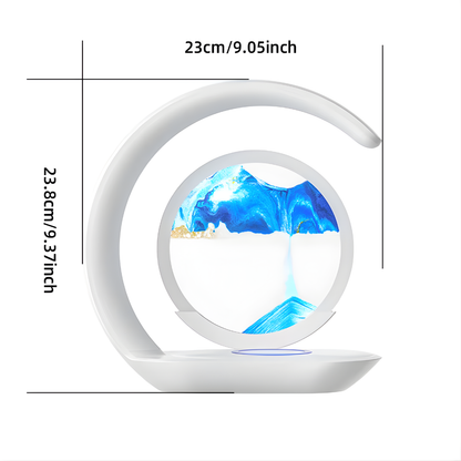 Quicksand Lamp Wireless Charging 3D