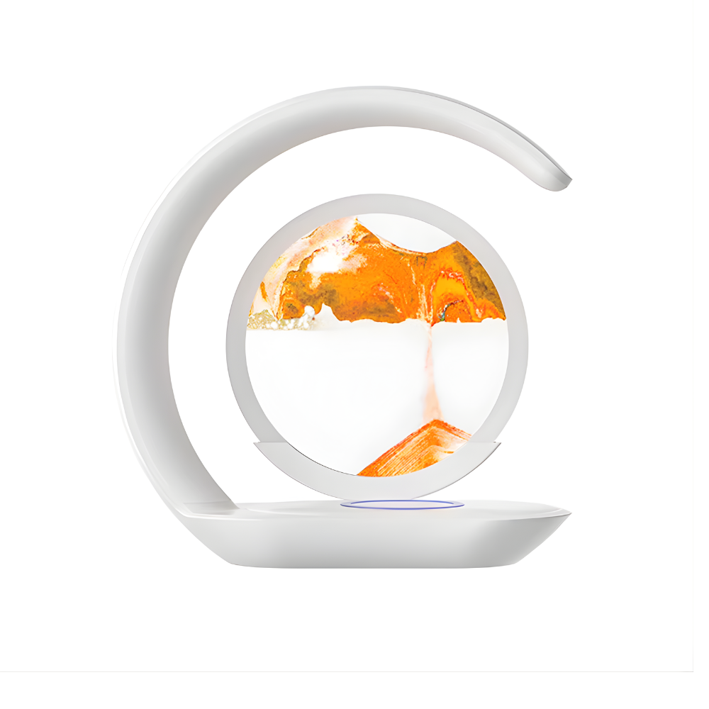 Quicksand Lamp Wireless Charging 3D